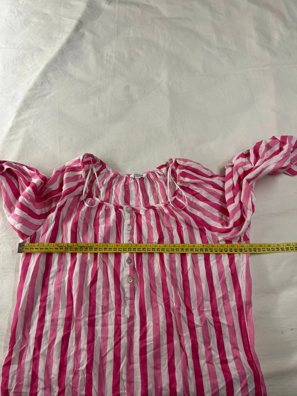 Zamba striped long sleeve blouse – photo 9